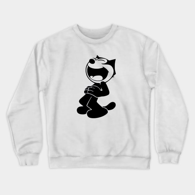 Felix the cat tee Crewneck Sweatshirt by alpphadesignart